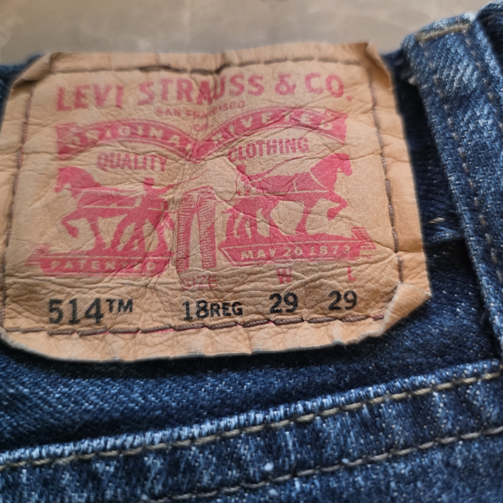 Levi's Slim Straight Boys Denim Jeans size 18 regular